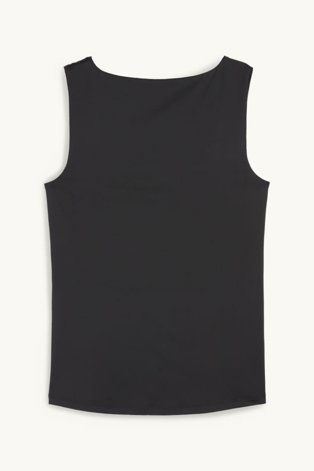 Damen - Basic-Top - schwarz