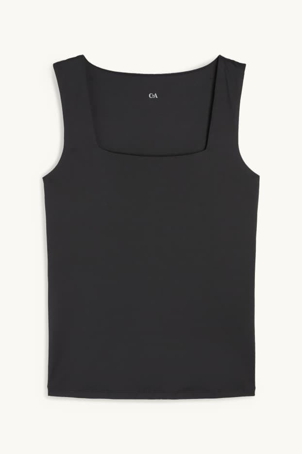 Damen - Basic-Top - schwarz