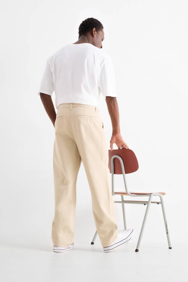 Herren - Chino - Relaxed Fit - beige