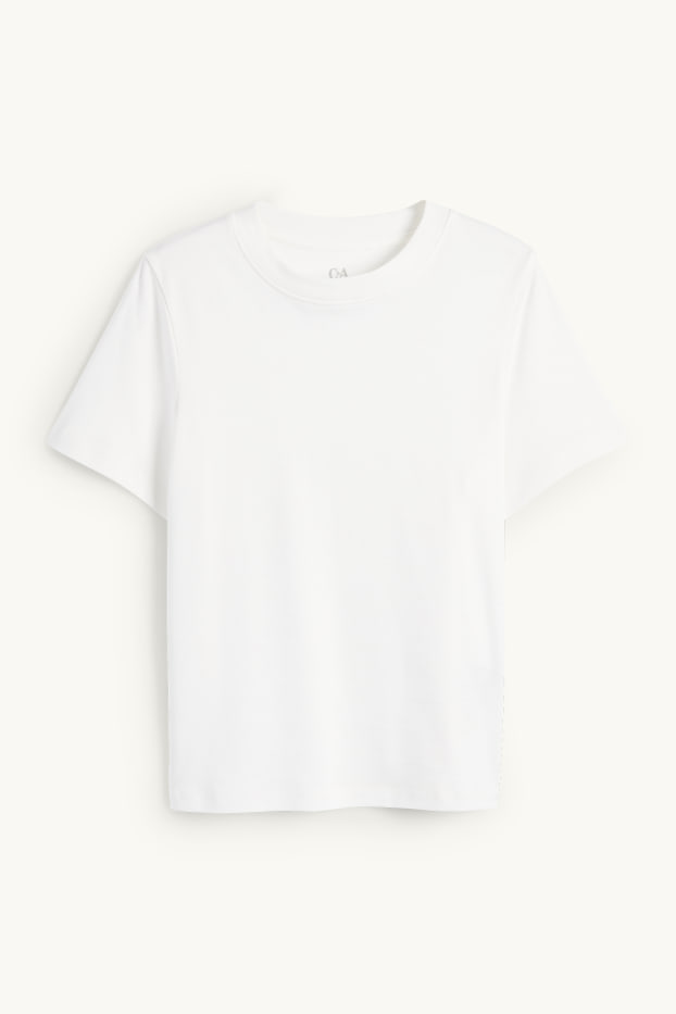 Femmes - T-shirt - slim fit - blanc
