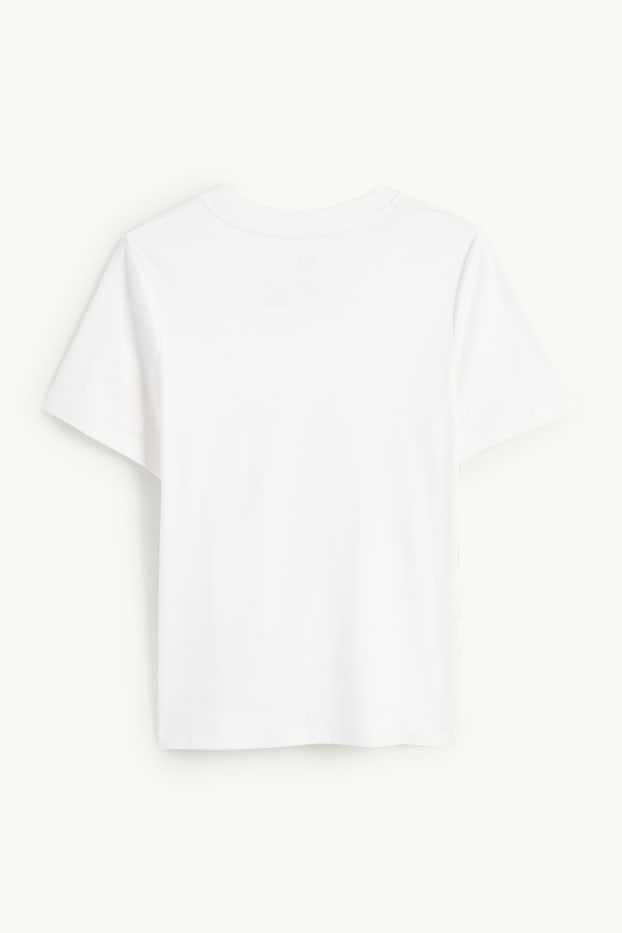 Femmes - T-shirt - slim fit - blanc