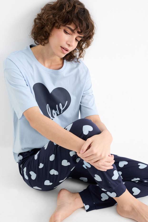 Kobiety - Piżama - jasnoniebieski