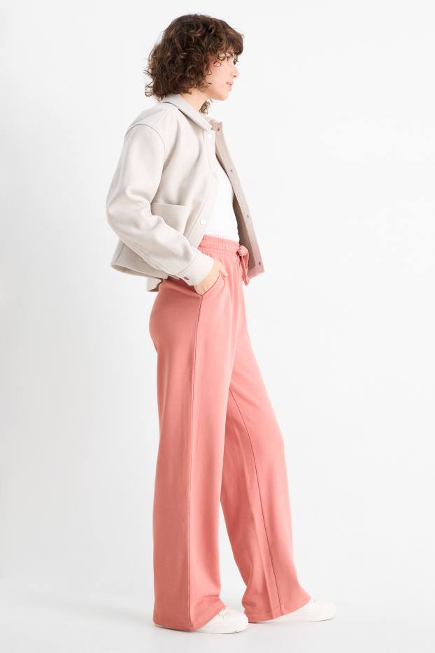 Dames - Joggingbroek - fuchsiarood