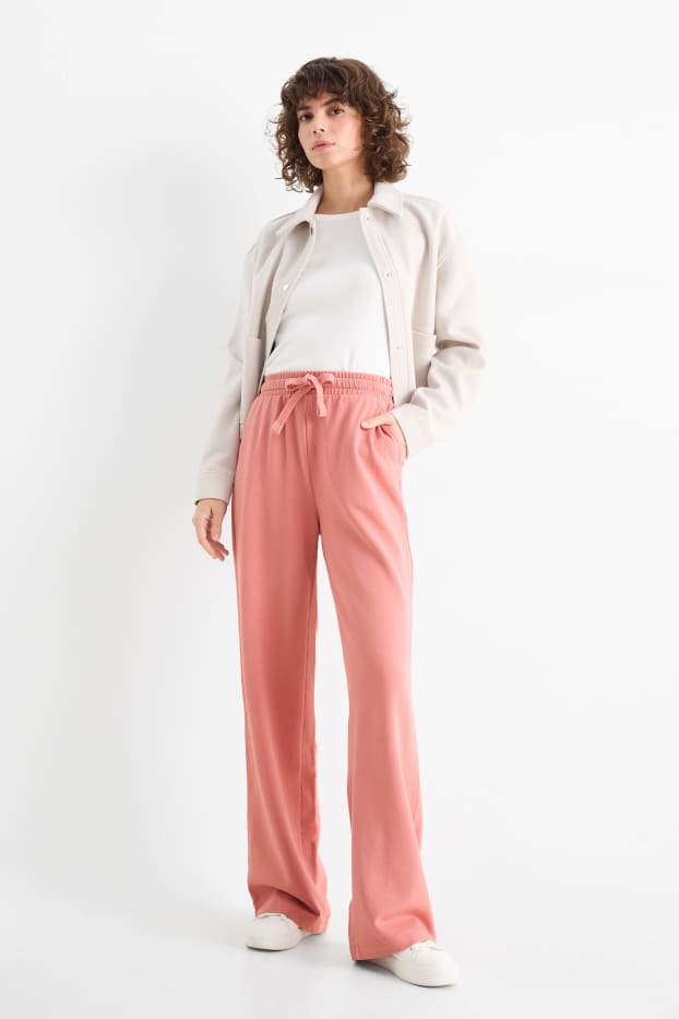 Dames - Joggingbroek - fuchsiarood