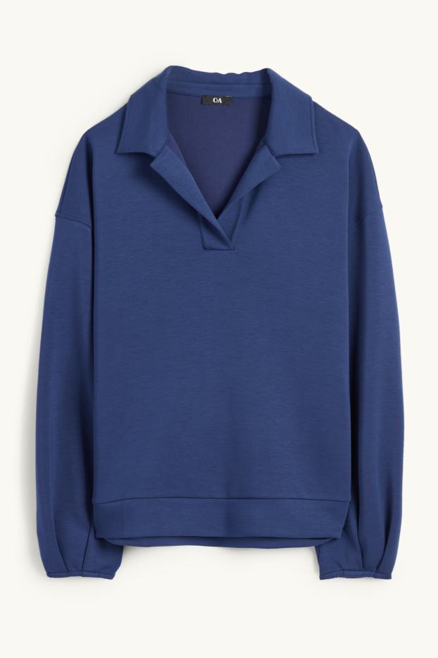 Kobiety - Bluza typu basic - ciemnoniebieski