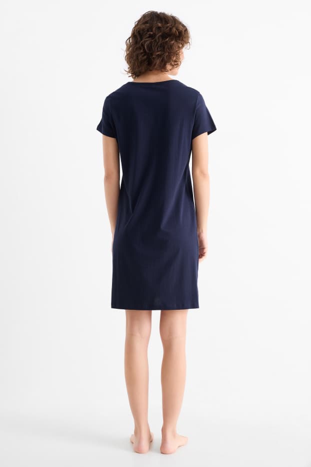 Femmes - Chemise de nuit - bleu foncé