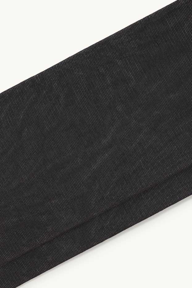 Dames - Set van 2 - panty - LYCRA® - 20 DEN - zwart