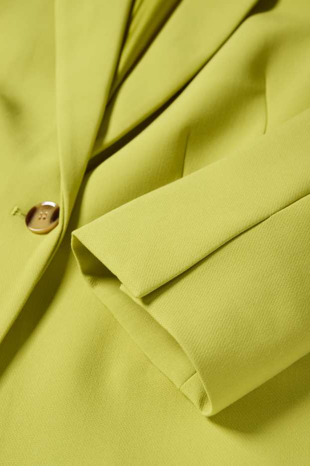 Women - Business blazer - fitted - light green