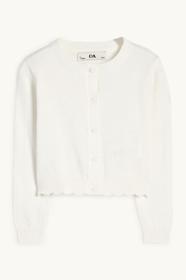 Children Girls - Cardigan - cremewhite