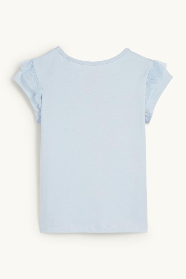 Kinderen: meisjes - Frozen - T-shirt - lichtblauw