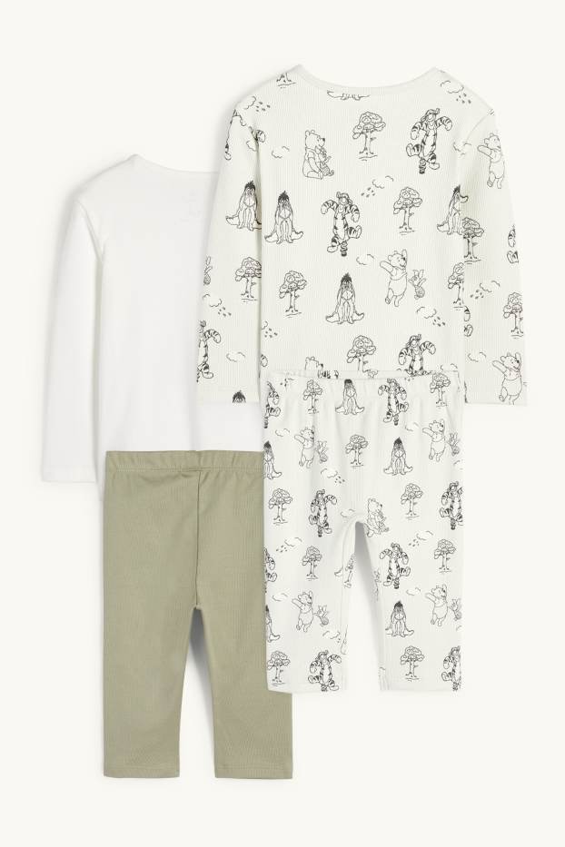Bébés garçons - Lot de 2 - Winnie l’ourson - pyjamas bébé - 4 pièces - vert menthe