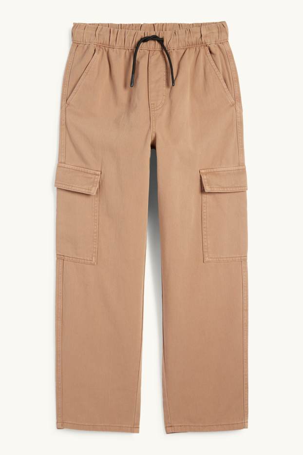 Kinder Jungen - Cargohose - braun
