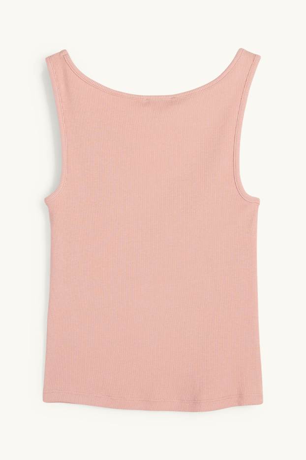 Dámské - Krátký top - růžová