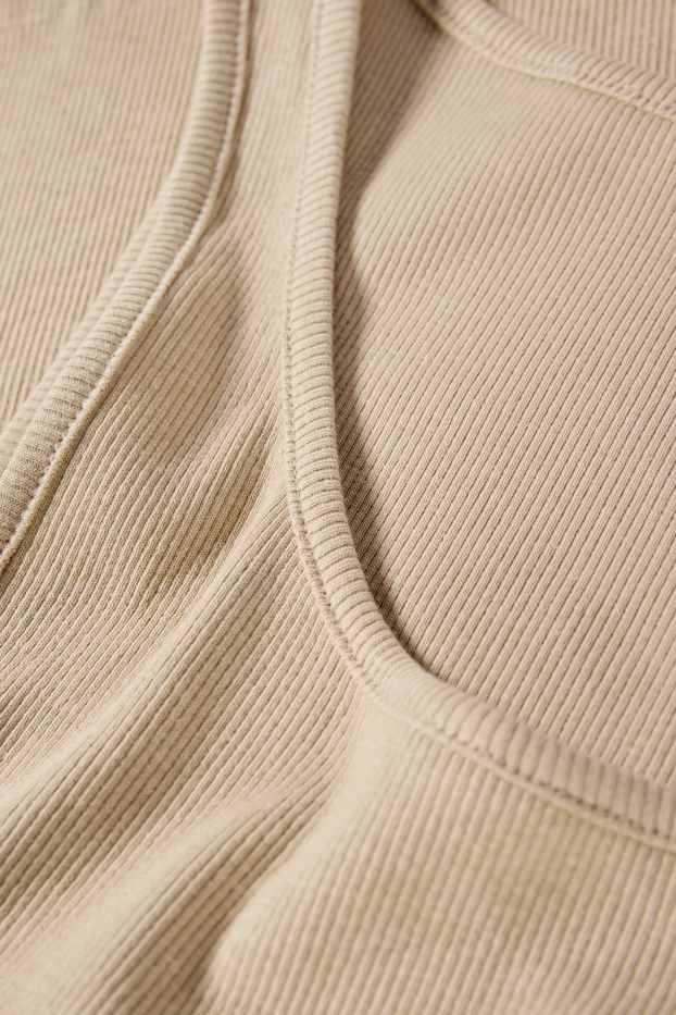 Dames - Korte top - beige
