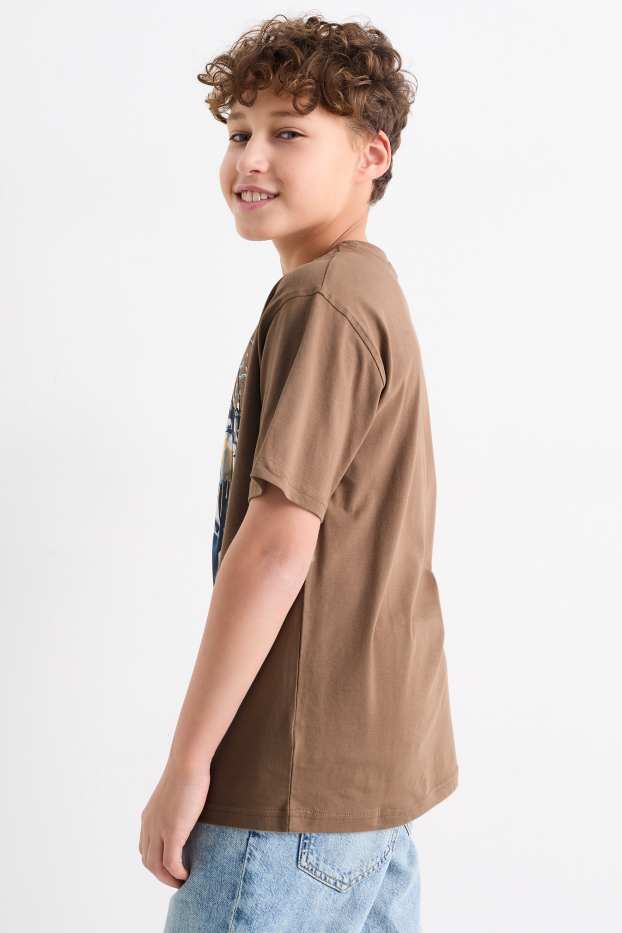 Enfants garçons - Singe - T-shirt - marron