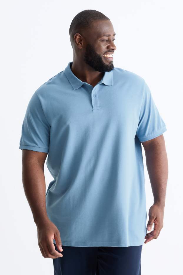 Bărbați - Tricou polo - albastru
