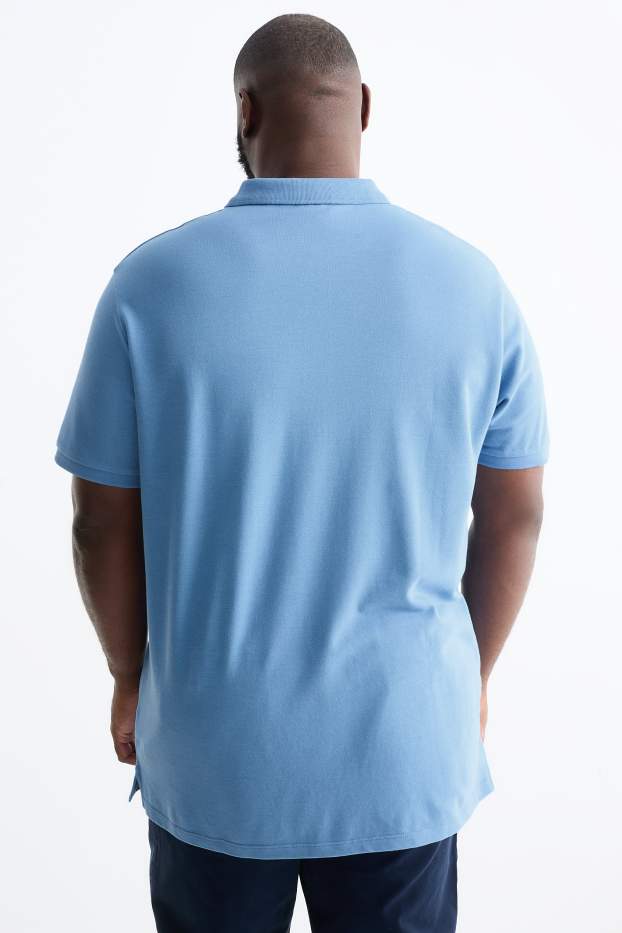 Bărbați - Tricou polo - albastru