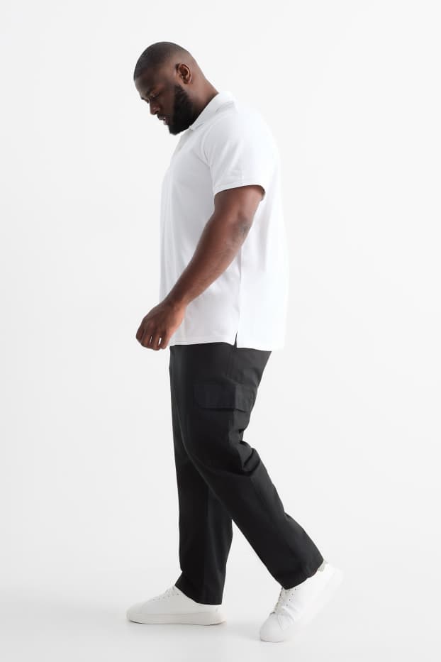 Hommes - Pantalon cargo - noir