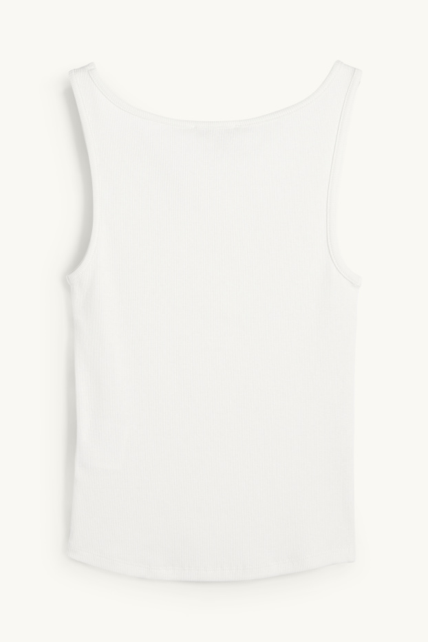 Women - Cropped top - white