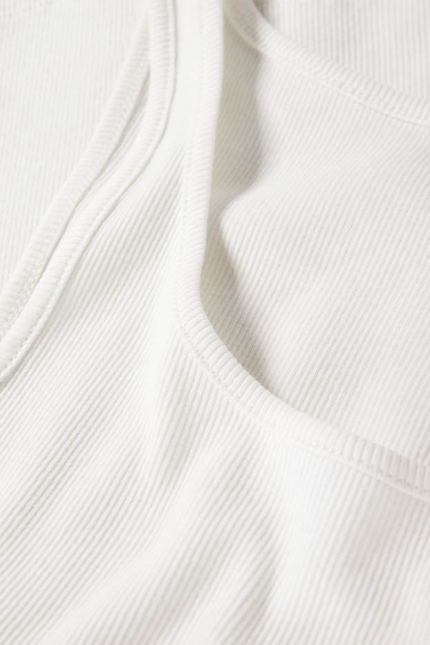 Women - Cropped top - white