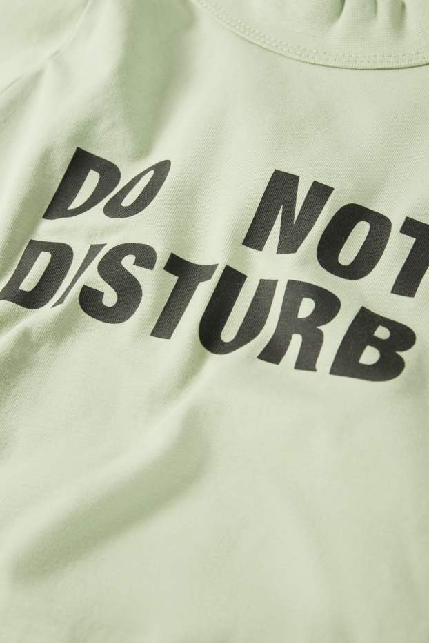 Women - Cropped T-shirt - light green