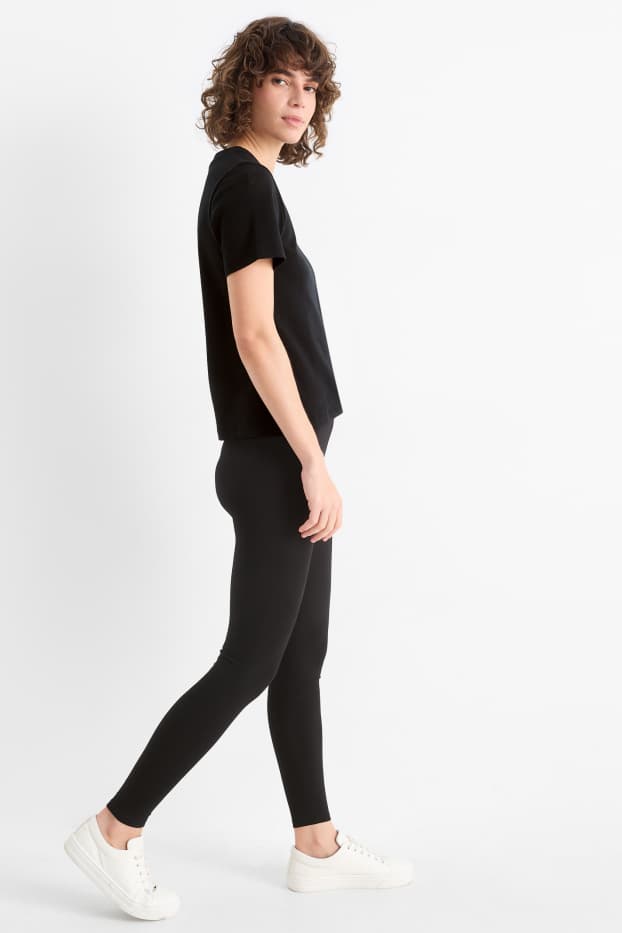 Dona - Paquet de 2 bàsics - leggings  - gris fosc