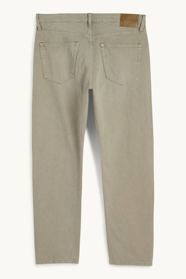 Pánské - Regular jeans - zelená