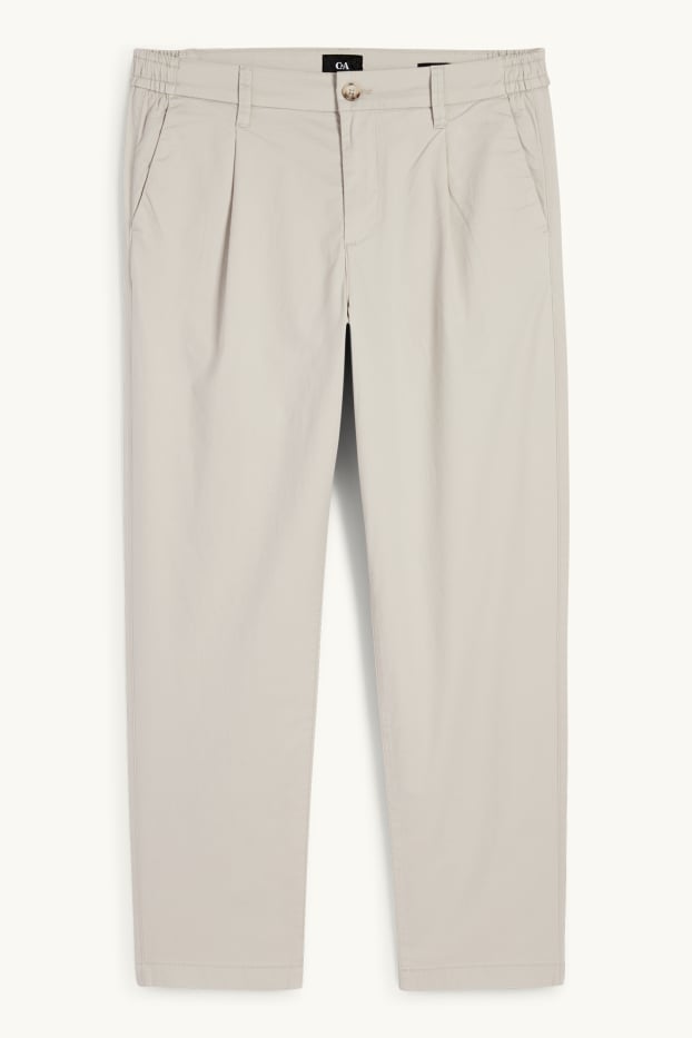 Bărbați - Chino - tapered fit - bej deschis