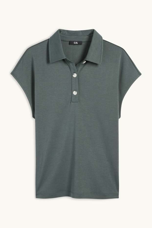 Femmes - Polo - vert foncé