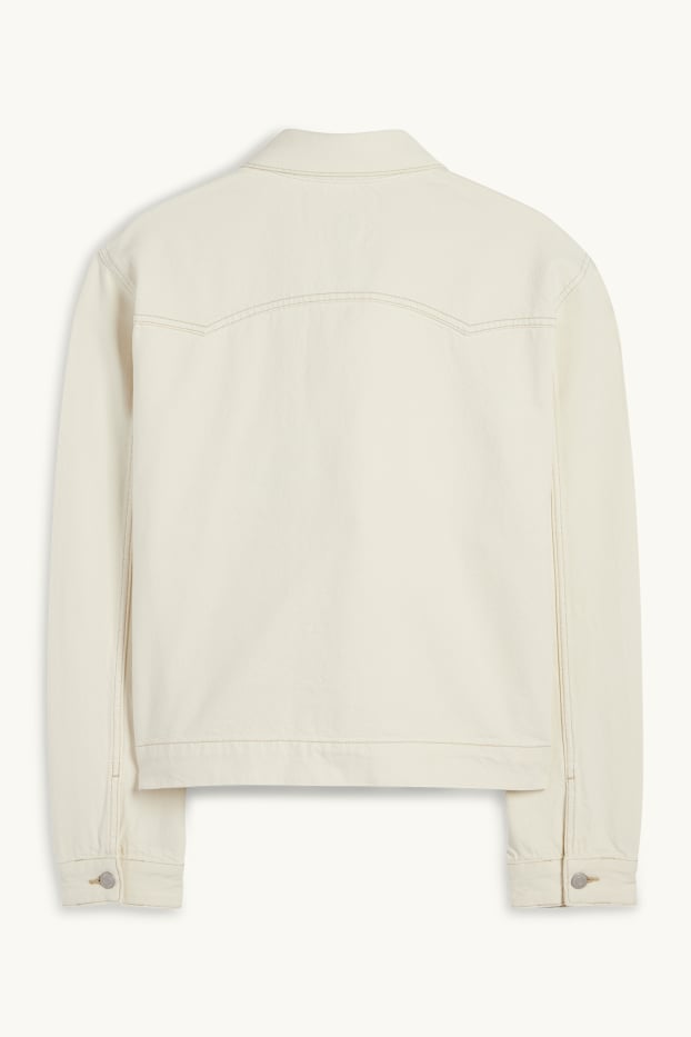 Hommes - Veste en jean - beige clair