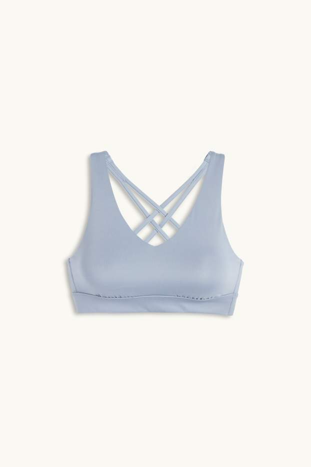 Women - Sports bra - padded - 4 Way Stretch - blue