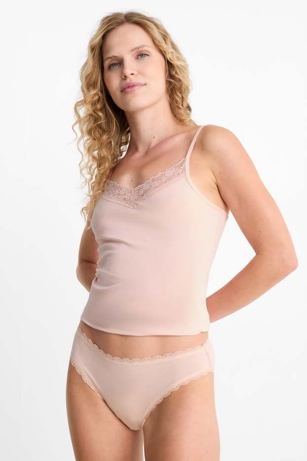 Femmes - Lot de 4 - culottes - rose