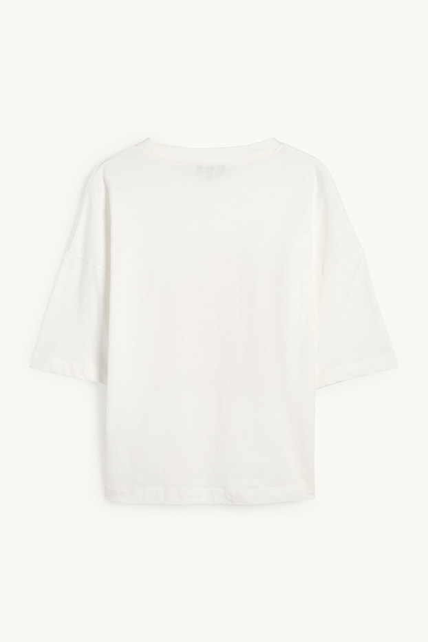 Women - T-shirt - cremewhite