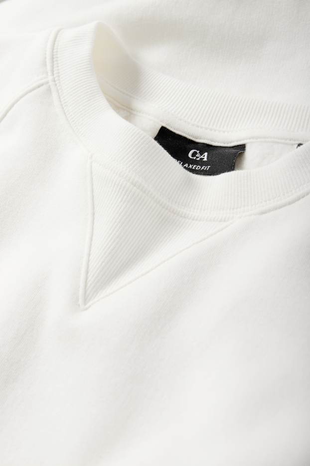 Hommes - Sweat - blanc crème