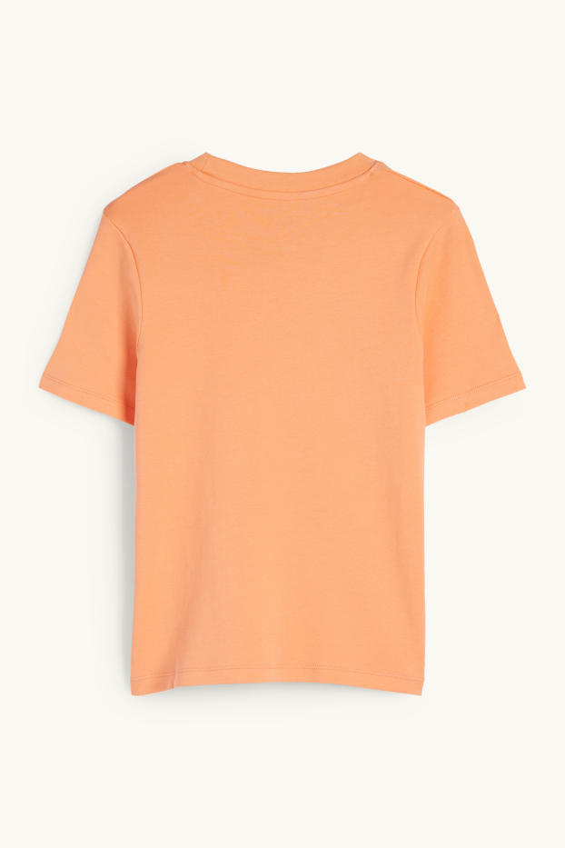 Damen - T-Shirt - Slim Fit - orange