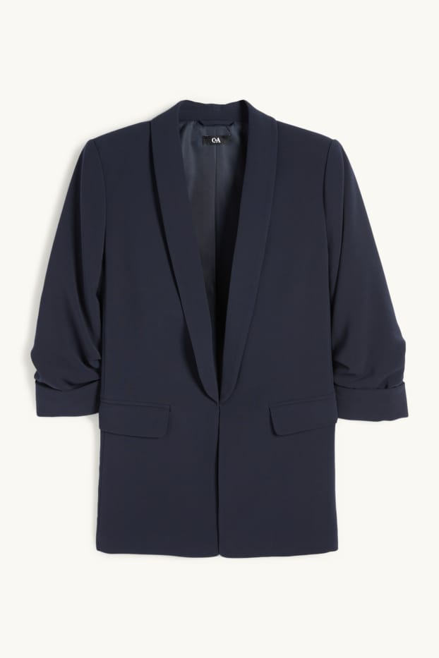 Dámské - Business blejzr - relaxed fit - tmavomodrá