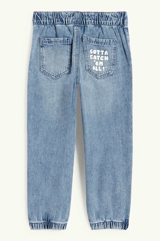 Children Boys - Pokémon - Pikachu - straight jeans - denim-light blue