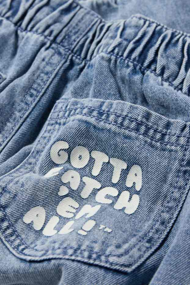 Children Boys - Pokémon - Pikachu - straight jeans - denim-light blue