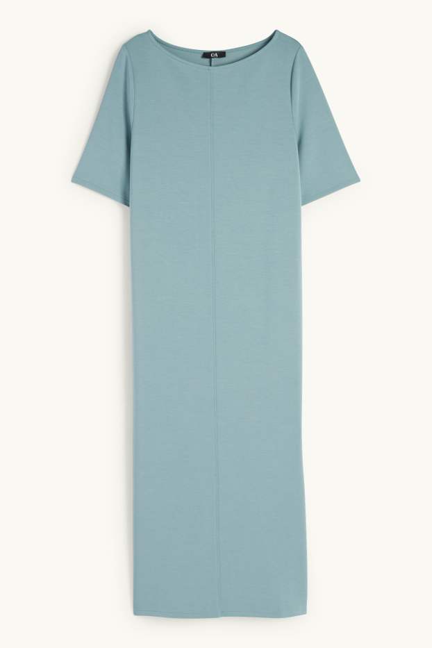 Dona - Vestit estil samarreta - turquesa