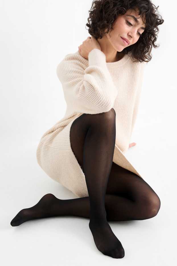 Dames - Panty - LYCRA® - 70 DEN - zwart