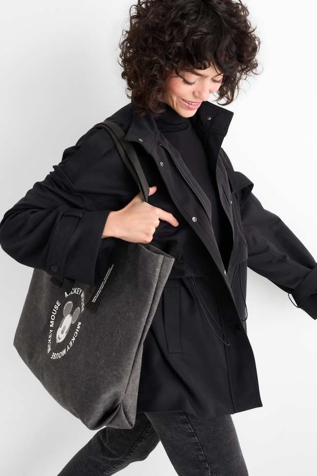 Donna - Shopper grande - Topolino - nero