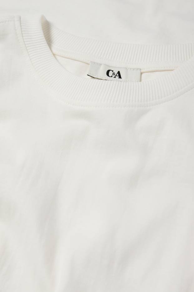 Damen - T-Shirt - weiss