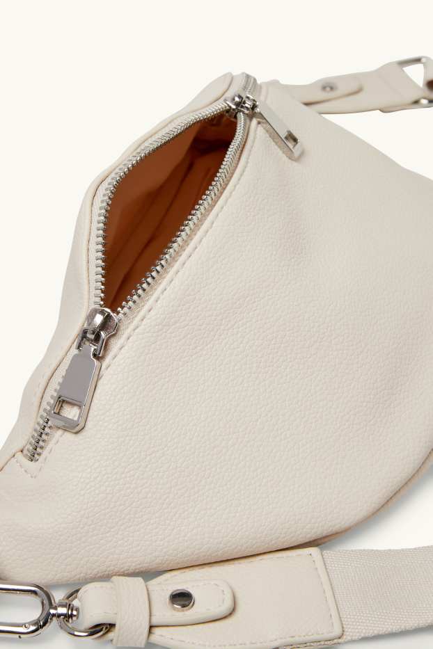 Femmes - Sac à bandoulière amovible - synthétique - beige clair
