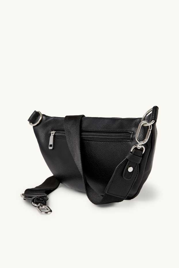 Dona - Bandolera amb corretja extraïble - pell sintètica - negre