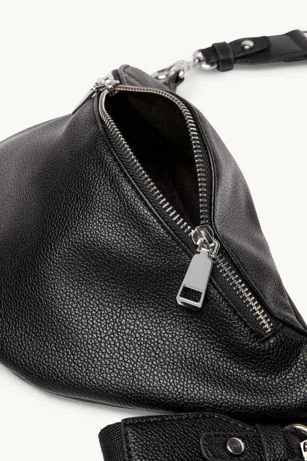 Dona - Bandolera amb corretja extraïble - pell sintètica - negre