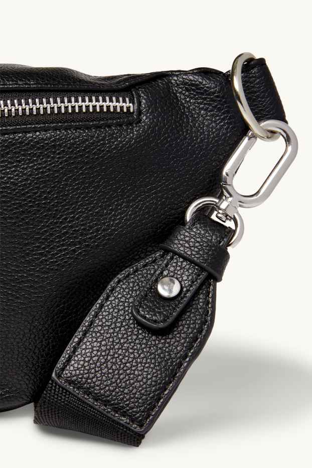 Dona - Bandolera amb corretja extraïble - pell sintètica - negre