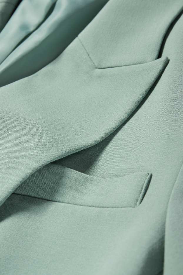 Femmes - Blazer court - relaxed fit - vert