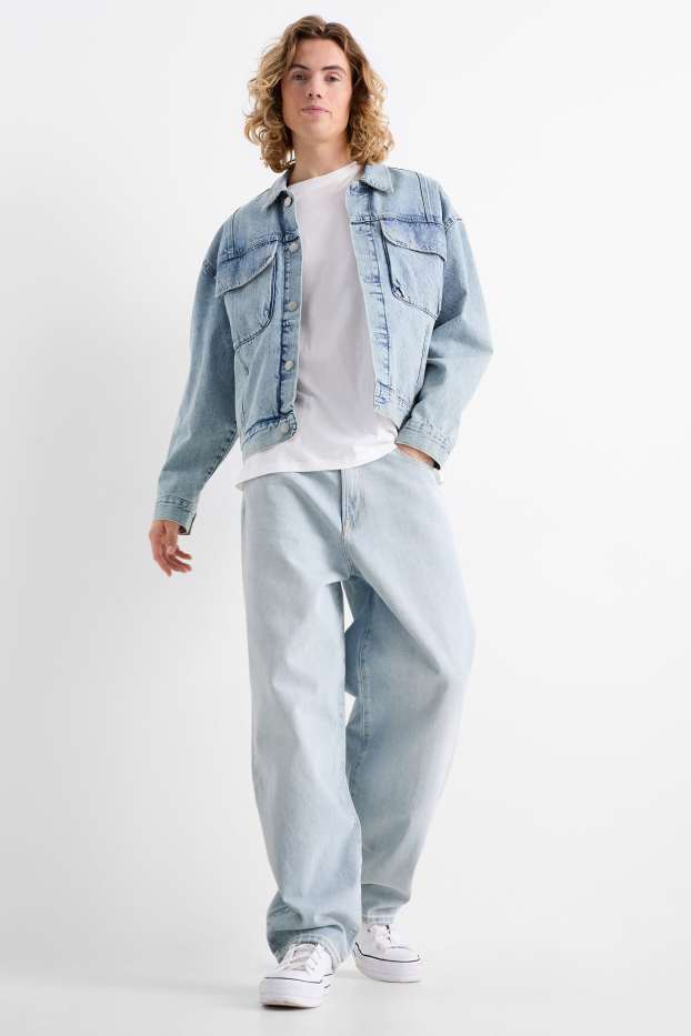 Herren - Baggy Jeans - helljeansblau