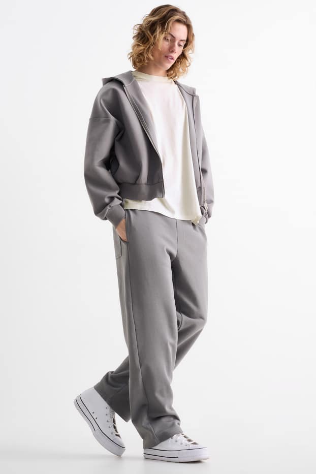 Heren - Joggingbroek - donkergrijs