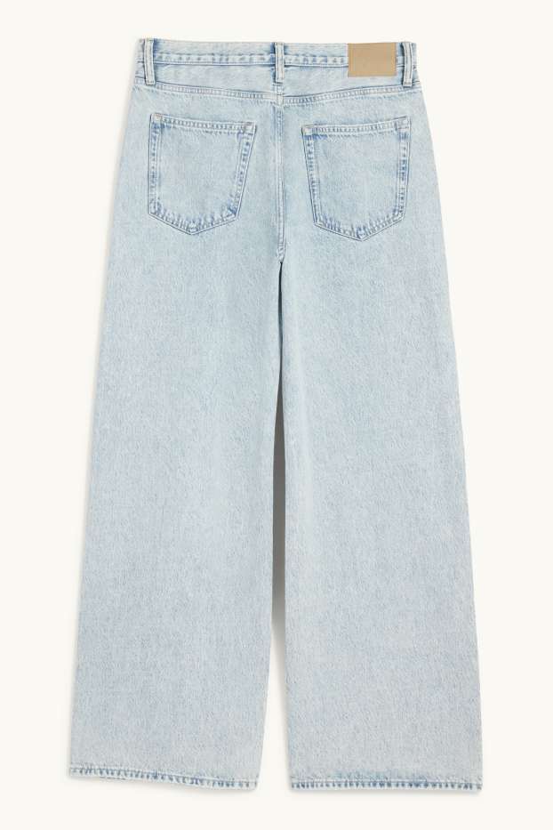 Herren - Wide Leg Jeans - helljeansblau